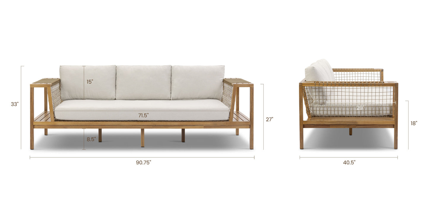 Divano da esterno Brizo 90.5