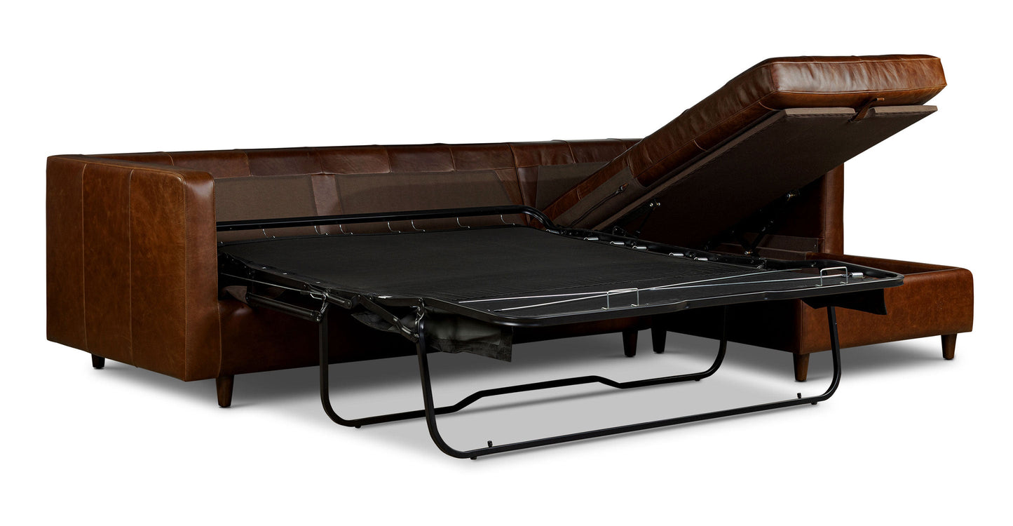 Divano letto estraibile Napa rivolto a destra