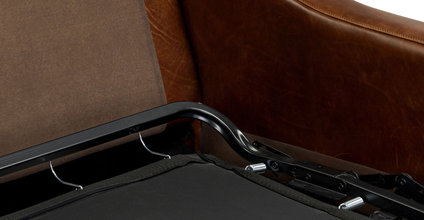 Divano letto trasformabile in pelle Biltmore