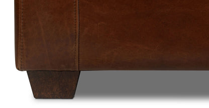 Divano letto trasformabile in pelle Biltmore