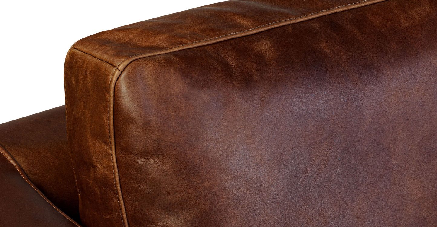 Divano letto trasformabile estraibile in pelle Napa 82