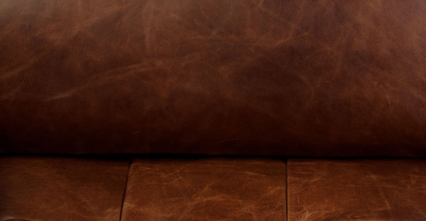 Divano letto trasformabile estraibile in pelle Napa 82