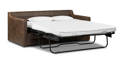 Divano letto trasformabile in pelle Sorrento