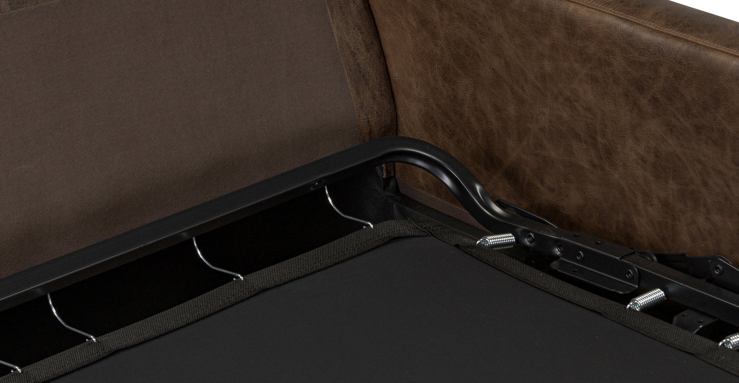 Divano letto trasformabile in pelle Sorrento