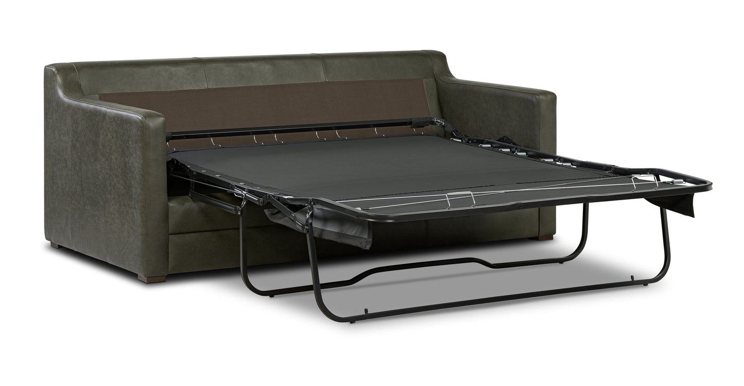 Divano letto trasformabile in pelle Sorrento