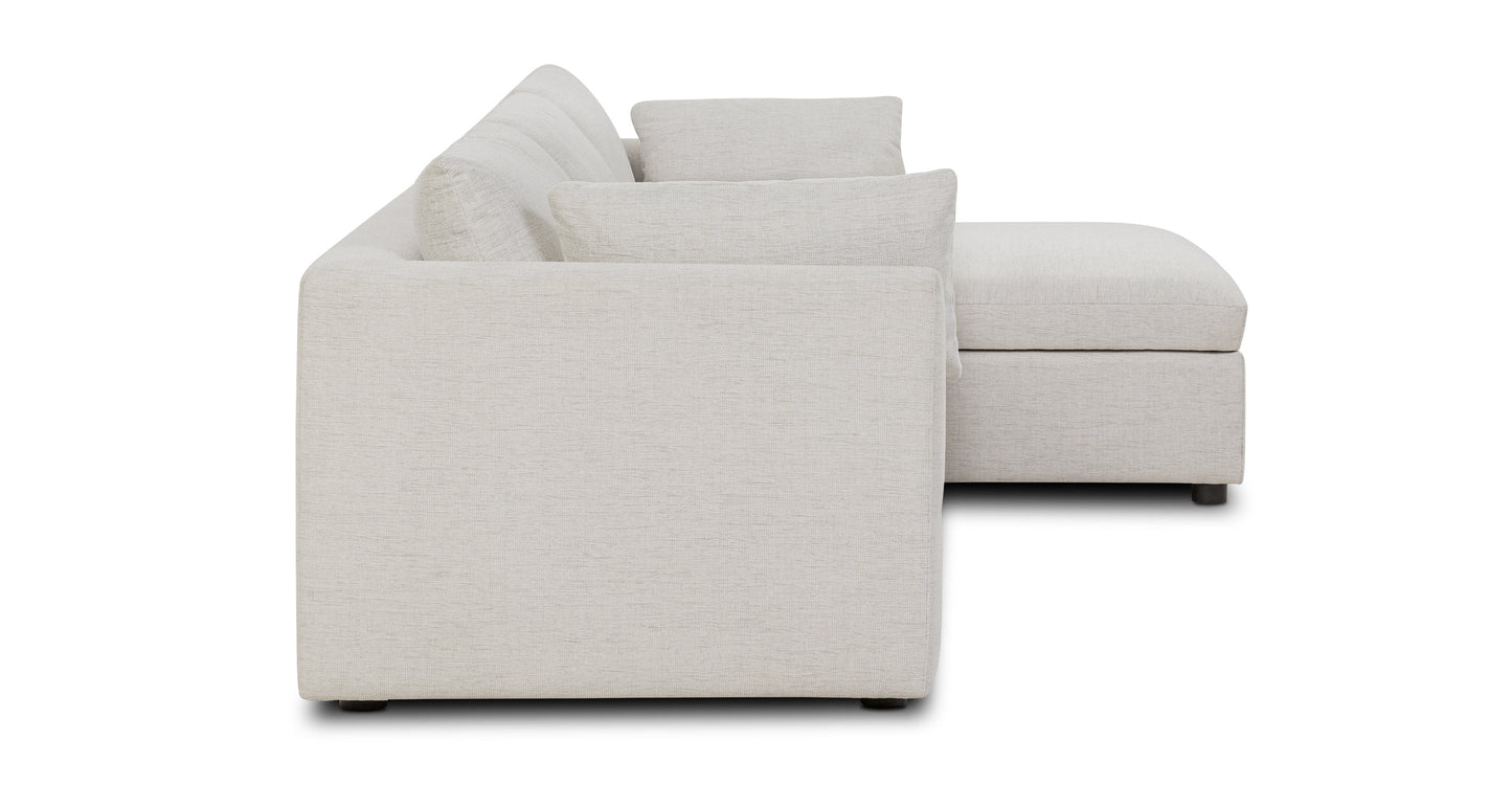 Divano letto componibile Argos con letto a destra