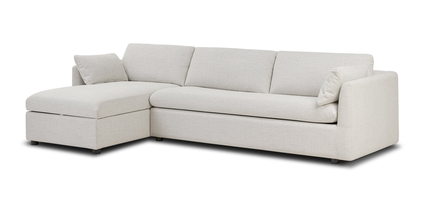 Divano letto componibile Argos con letto rivolto a sinistra