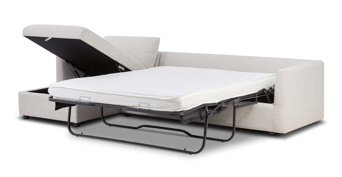 Divano letto componibile Argos con letto rivolto a sinistra