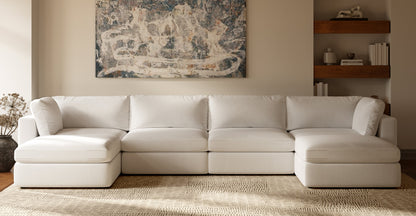 Divano componibile a 6 posti Vari Modular Double Chaise