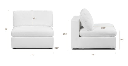 Sedia modulare senza braccioli Vari