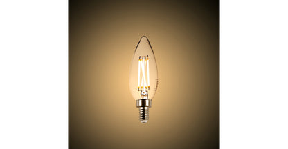 Lampadine a filamento LED trasparenti Arden C32