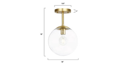 Lampada da soffitto Zeno Globe
