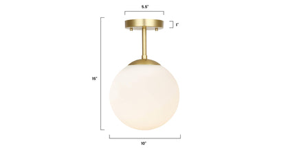 Lampada da soffitto Zeno Globe