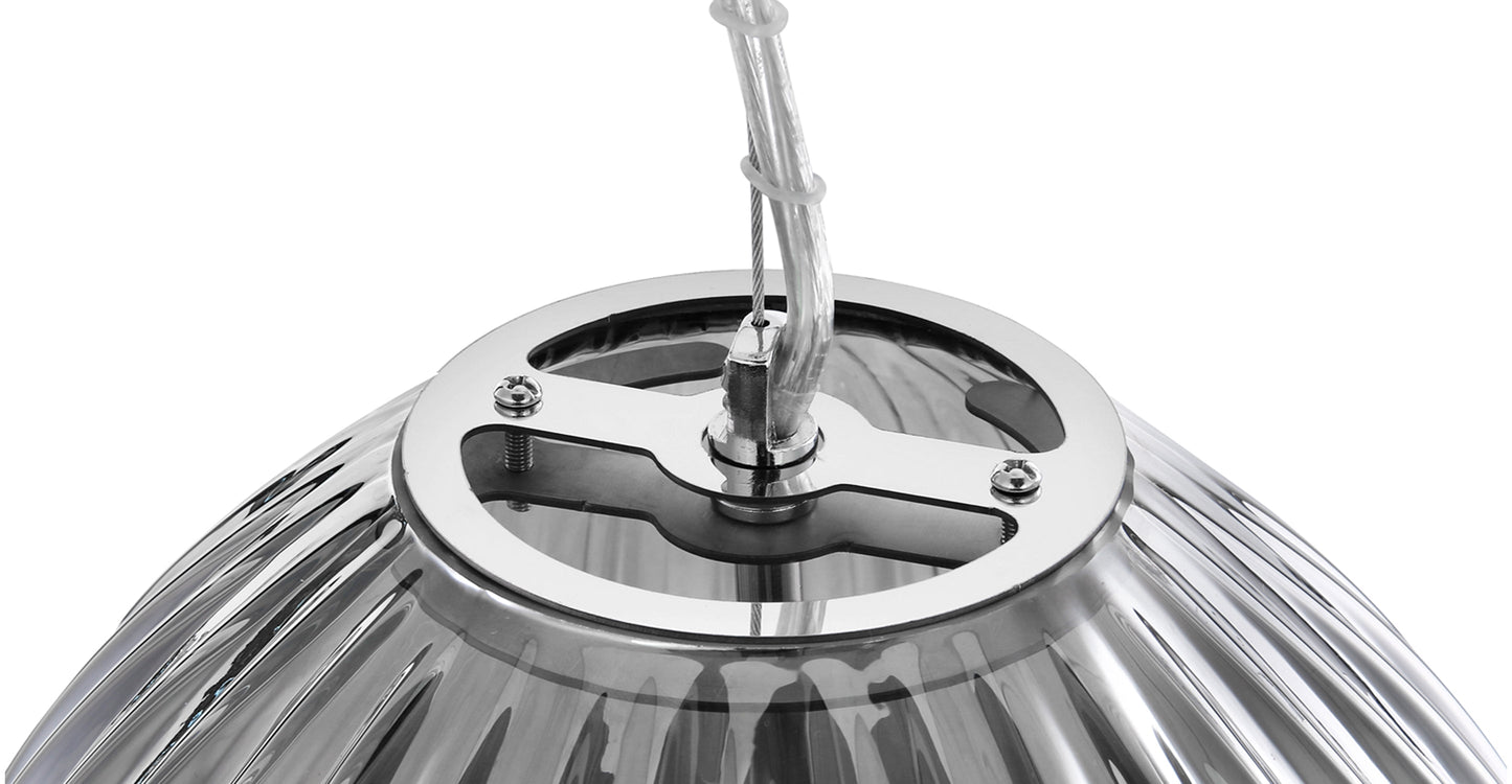 Lampada a sospensione in vetro Opal 12