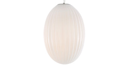 Lampada a sospensione in vetro Opal 12