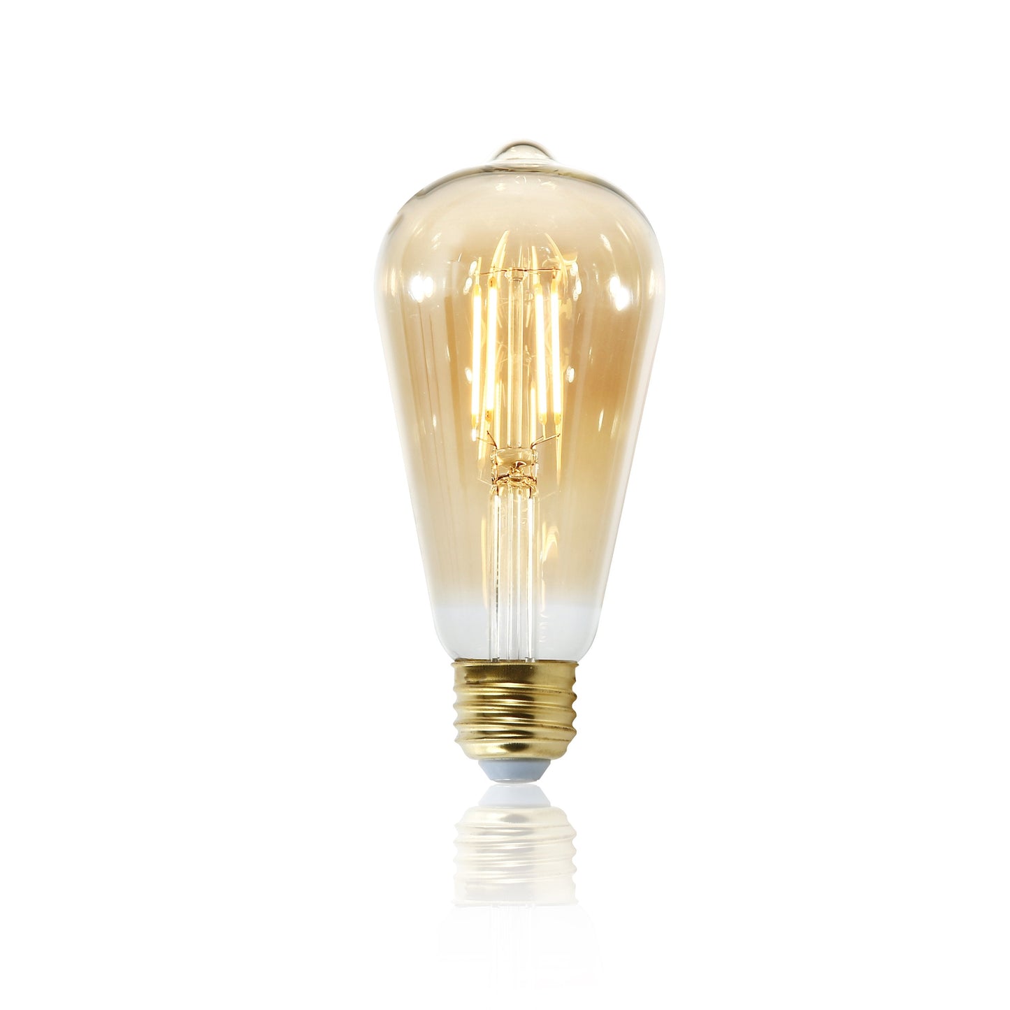 Lampadina a filamento vintage LED ambrata Holland ST21