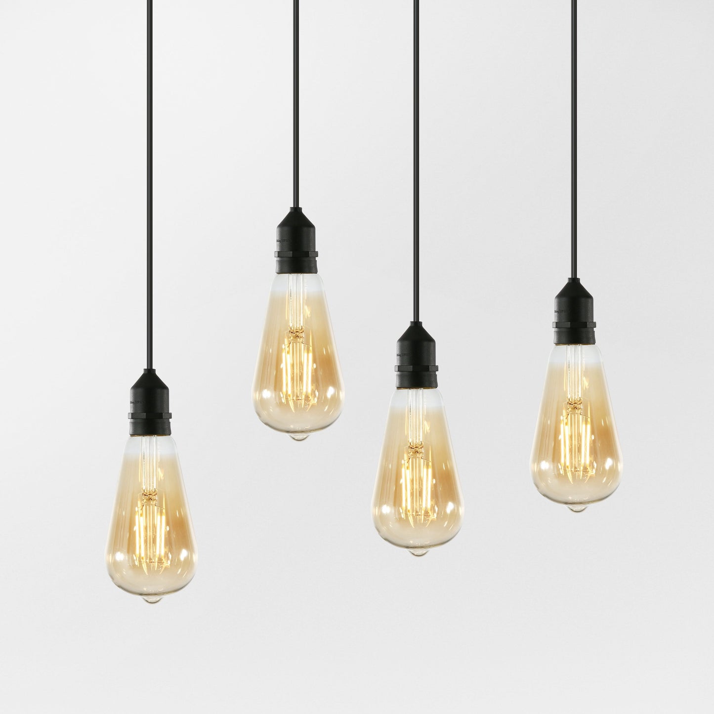 Lampadina a filamento vintage LED ambrata Holland ST21