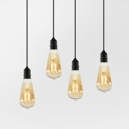 Lampadina a filamento vintage LED ambrata Holland ST21