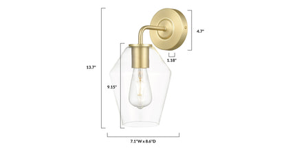 Applique da parete Clare