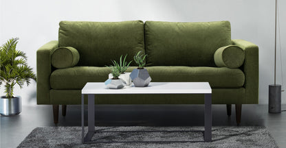Divano da appartamento in velluto Napa 72