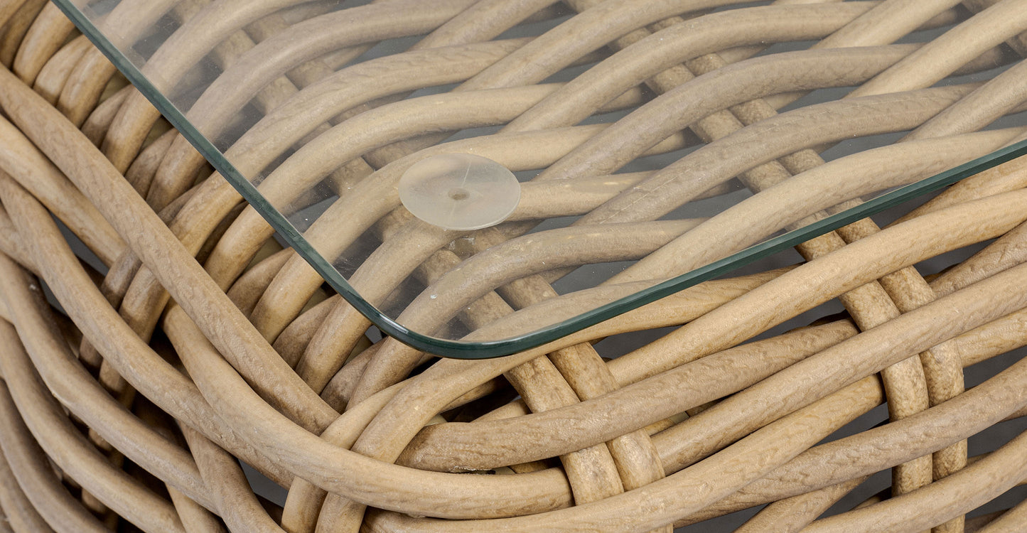 Puglia 115 Set angolare componibile con tavolino da caffè