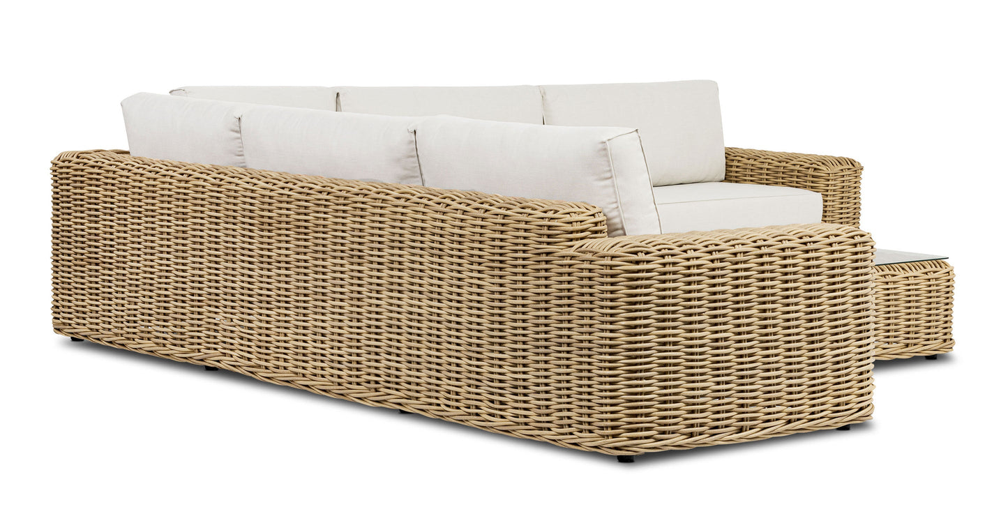 Puglia 115 Set angolare componibile con tavolino da caffè