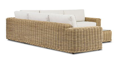 Puglia 115 Set angolare componibile con tavolino da caffè