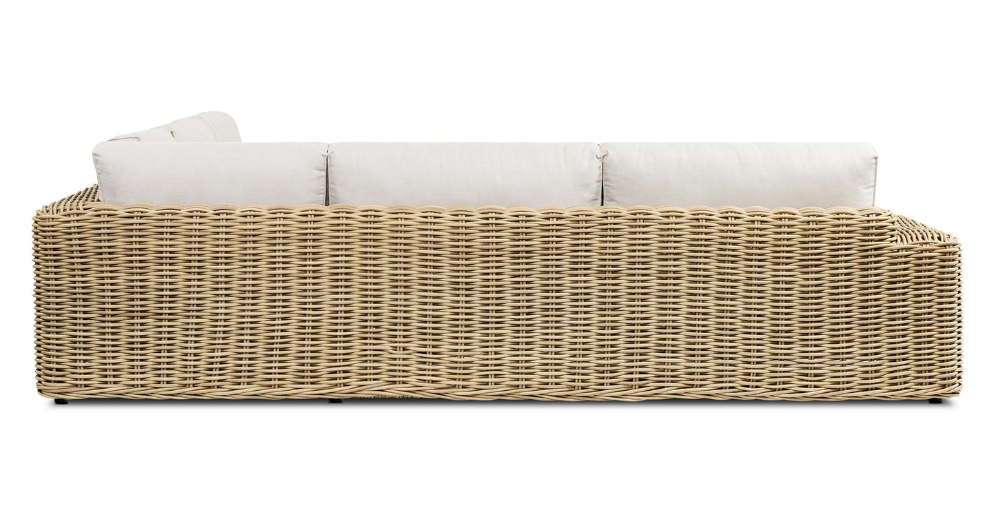 Puglia 115 Set angolare componibile con tavolino da caffè