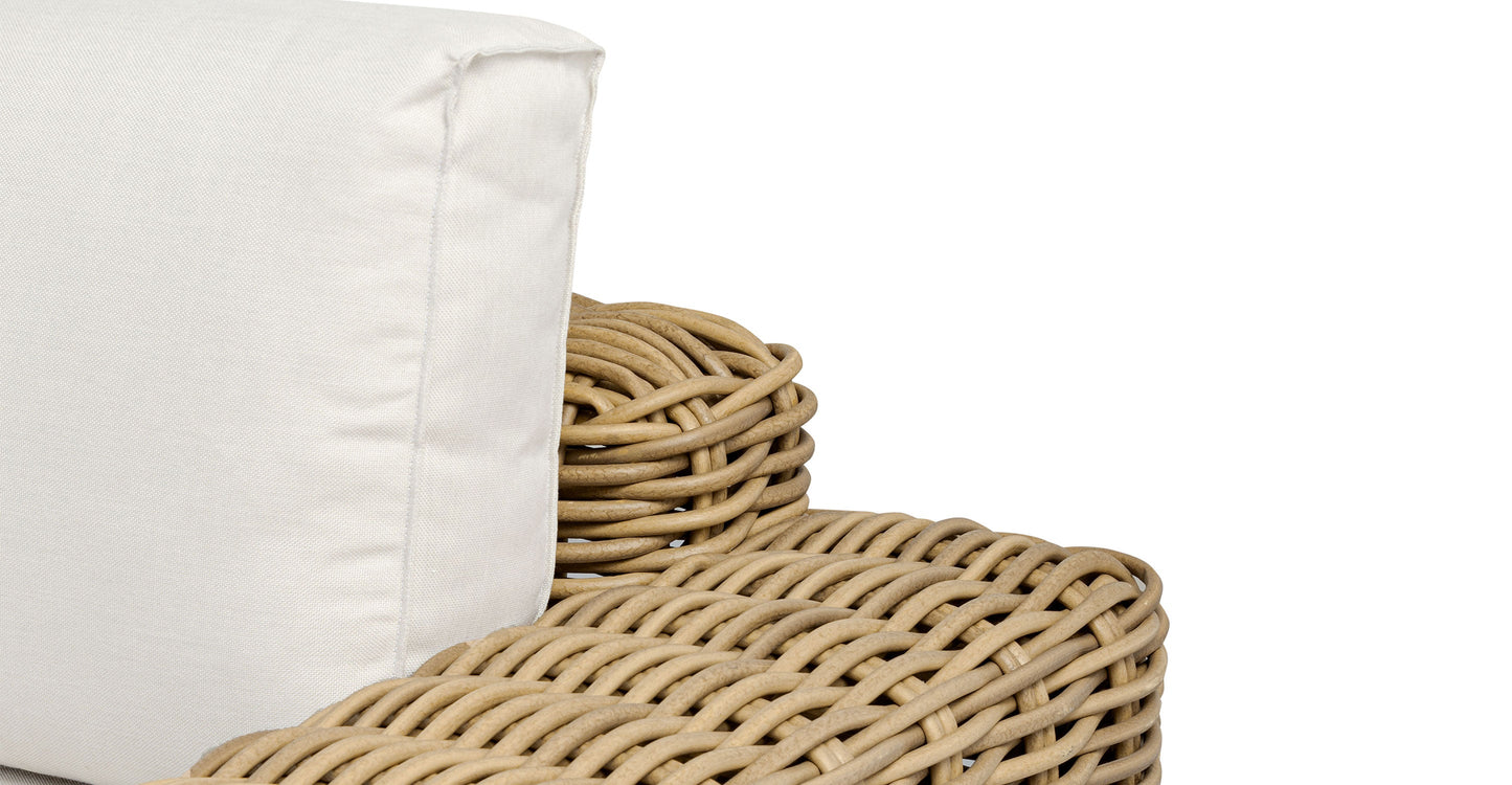 Puglia 115 Set angolare componibile con tavolino da caffè