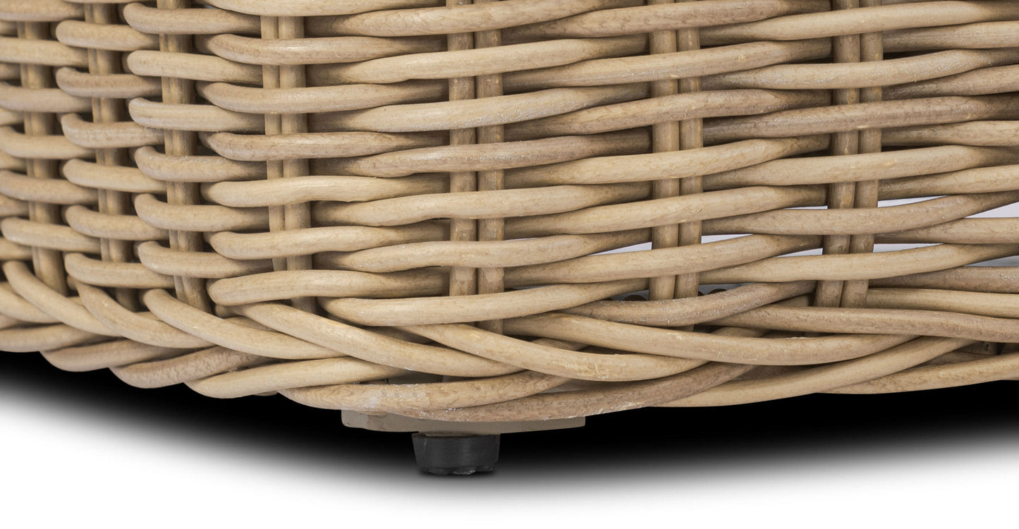 Set di divani ad angolo Puglia con tavolino da caffè