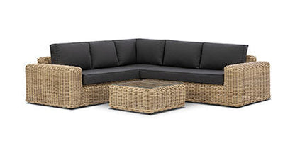 Set di divani ad angolo Puglia con tavolino da caffè