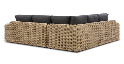 Set di divani ad angolo Puglia con tavolino da caffè
