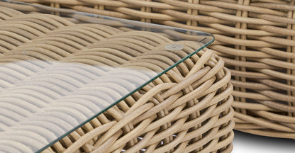 Set di divani ad angolo Puglia con tavolino da caffè