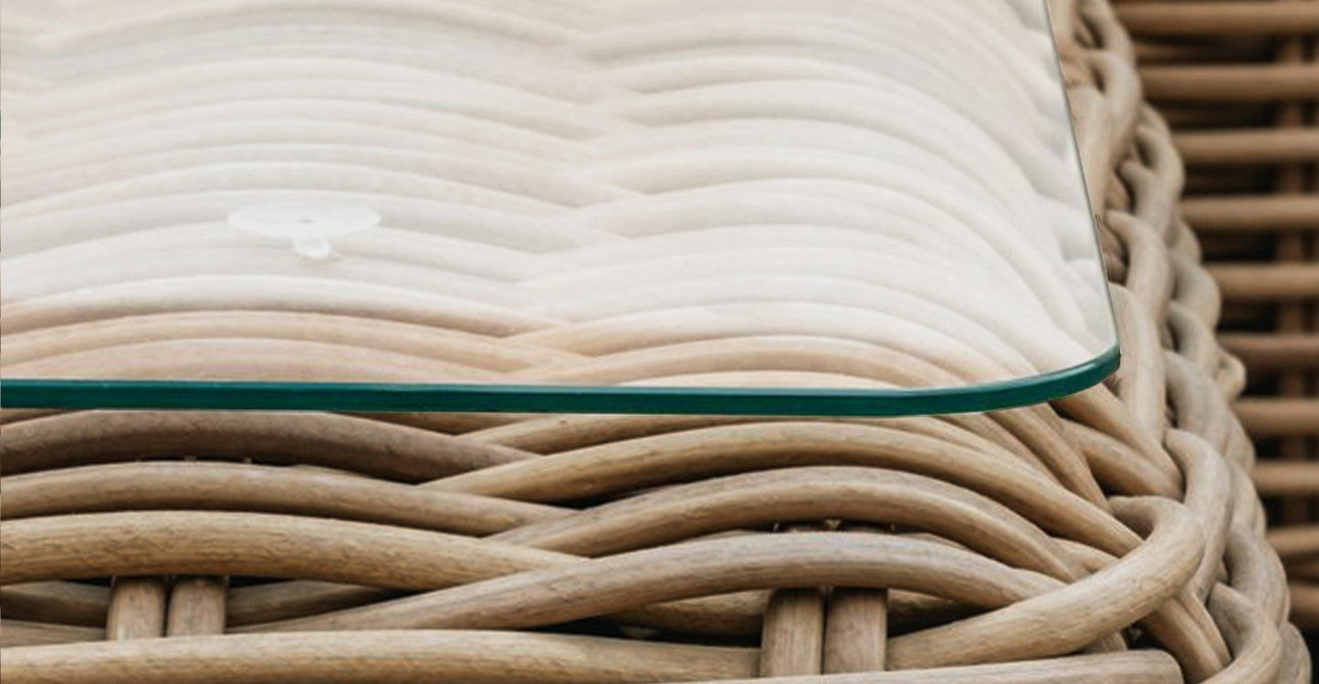 Set di divani ad angolo Puglia con tavolino da caffè