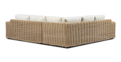 Set di divani ad angolo Puglia con tavolino da caffè