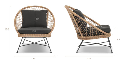 Poltrona Ponza per interni/esterni