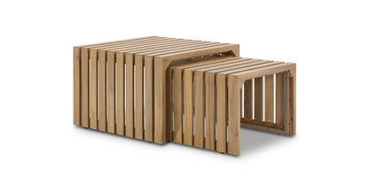 Divano angolare da esterno Lobos con tavolino da caffè