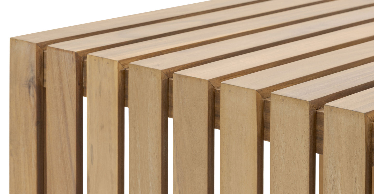 Divano angolare da esterno Lobos con tavolino da caffè