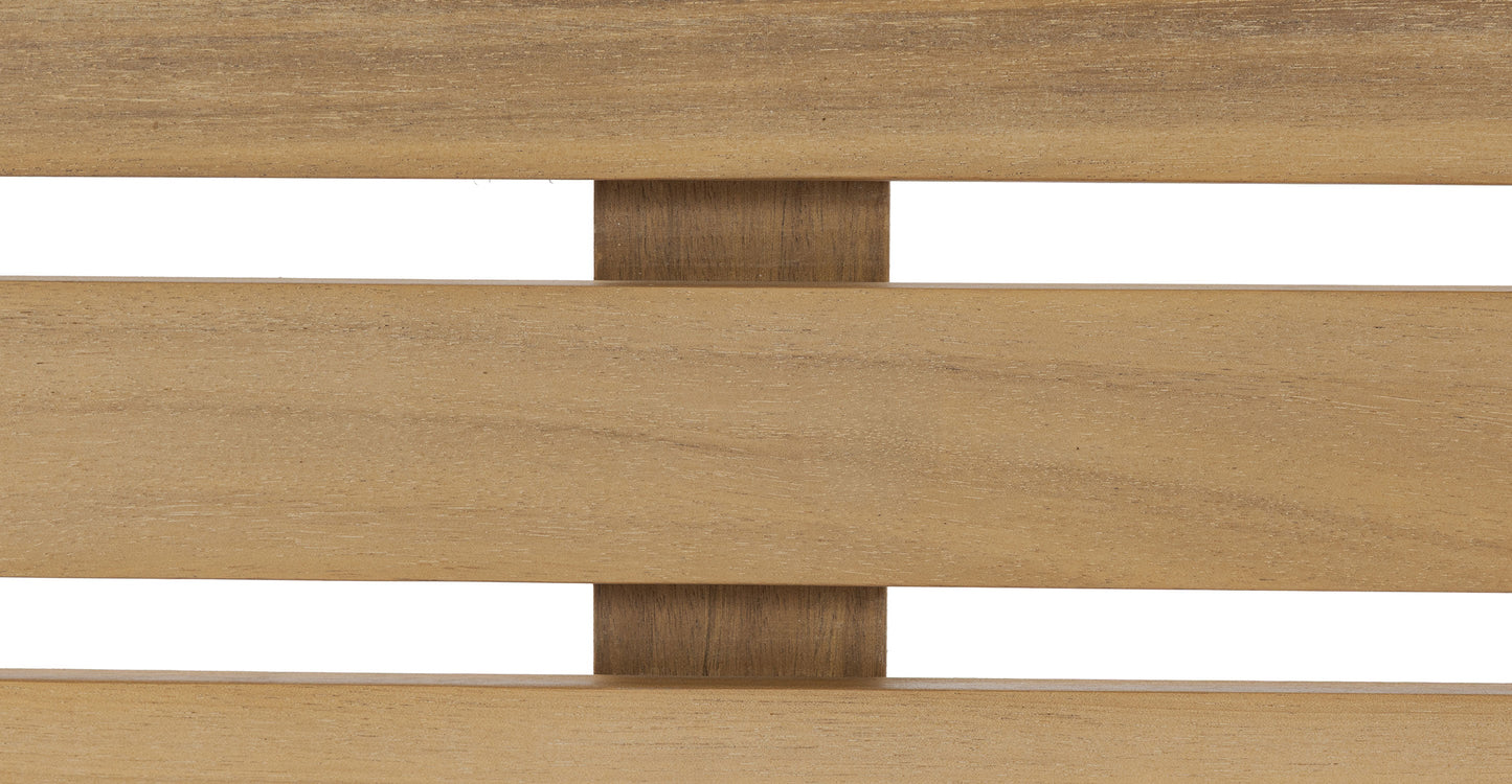 Divano angolare da esterno Lobos con tavolino da caffè