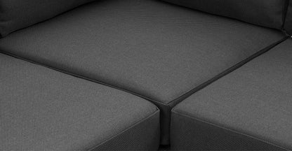 Divano angolare da esterno Lobos con tavolino da caffè