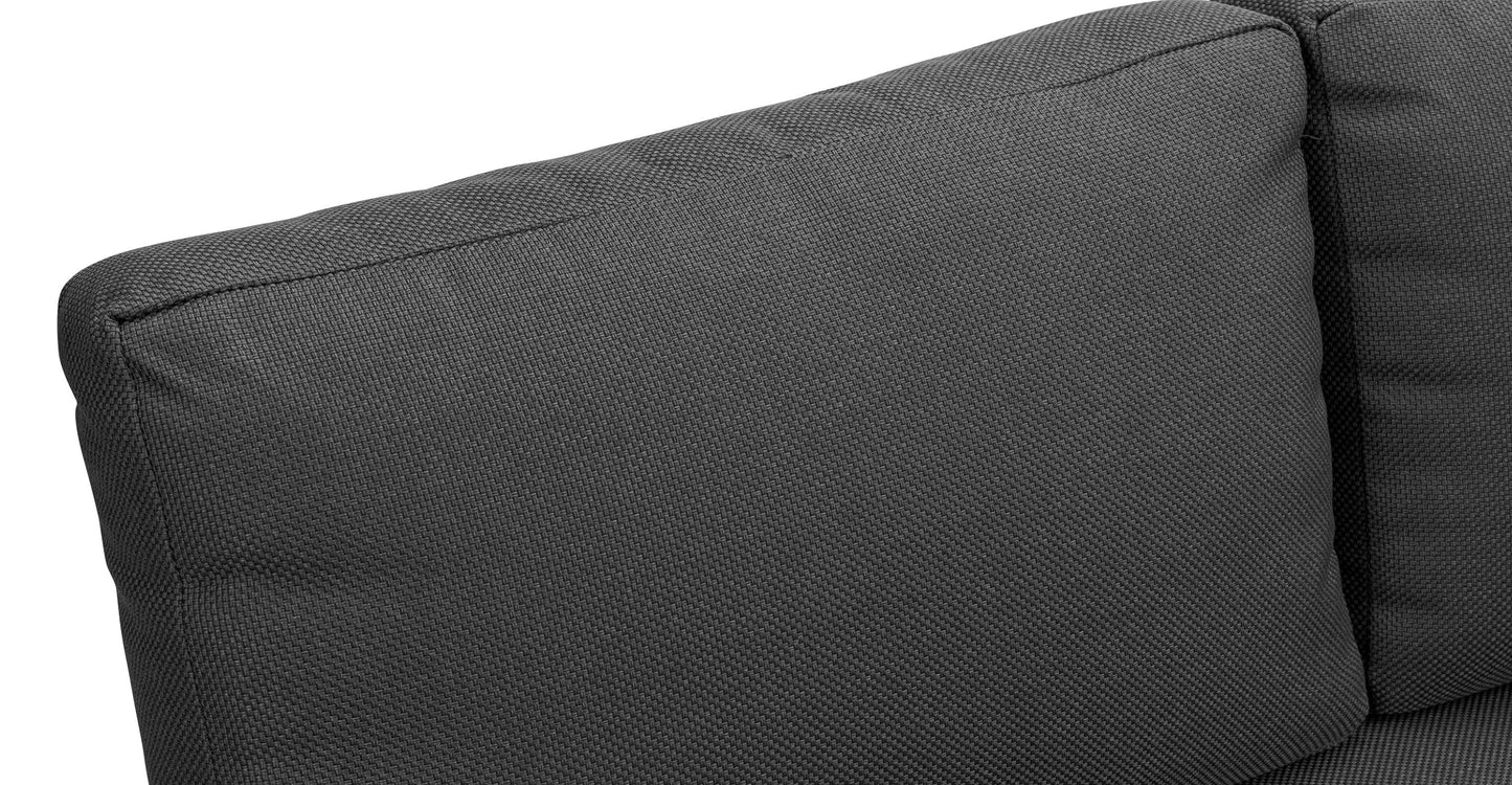 Divano angolare da esterno Lobos con tavolino da caffè