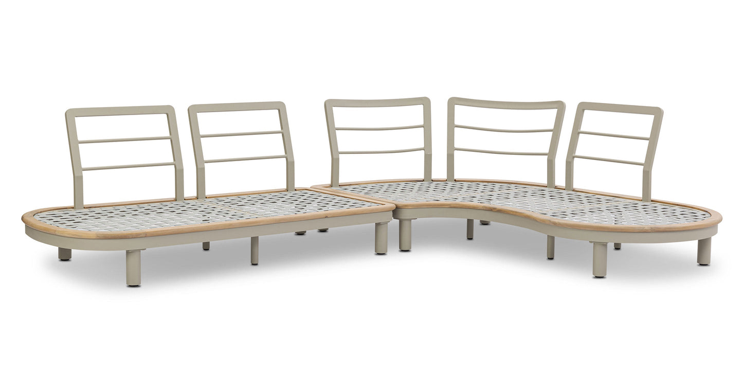 Divano componibile da esterno Isola