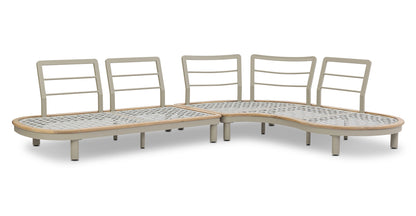 Divano componibile da esterno Isola