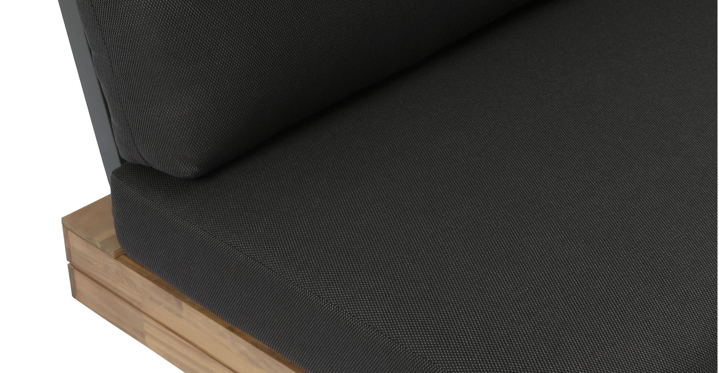 Set componibile angolare modulare Celenza con tavolino da caffè