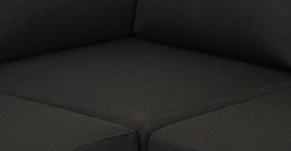 Set componibile angolare modulare Celenza con tavolino da caffè