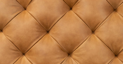 Pouf Torino con gambe in legno