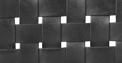 Sgabello da bar Banda in teak e pelle