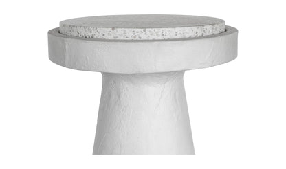 Tavolino con libro decorativo