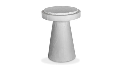 Tavolino con libro decorativo