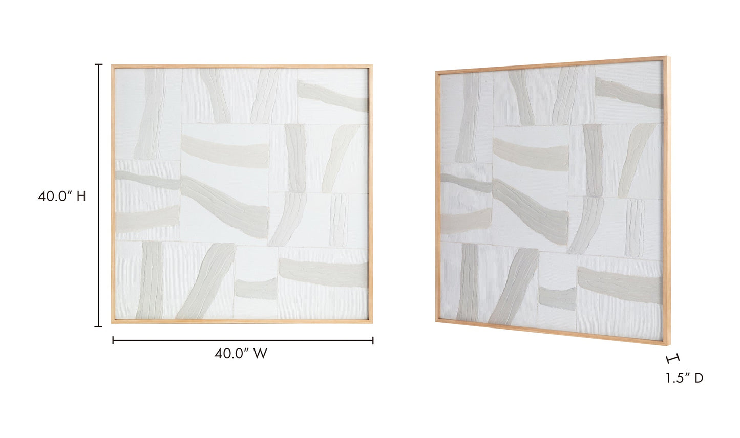 Dipinto con cornice configurata